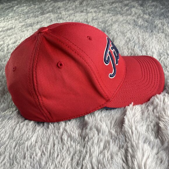 Titleist Hat Cap Mens Small-Medium Red Navy White Golf Preppy Classic Sporty - Picture 7 of 10